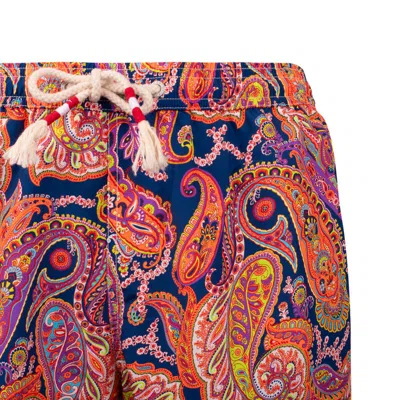 Mc2 Saint Barth Lighting 70 Lightweight Fabric Swimsuit With Paisley Print