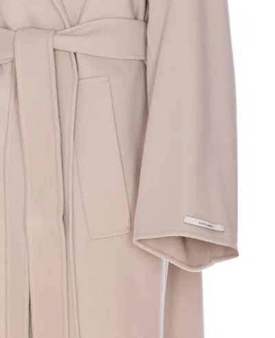 Sportmax Belted Coat Featuring Epaulettes