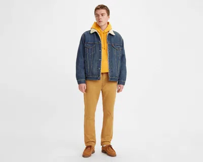 Levi's Type Iii Fleece Lined Denim Trucker Jacket In Blue