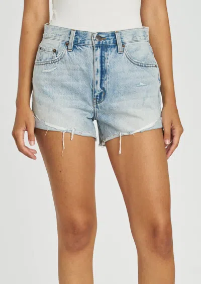 Pistola Kylee High Rise Shorts In Denim