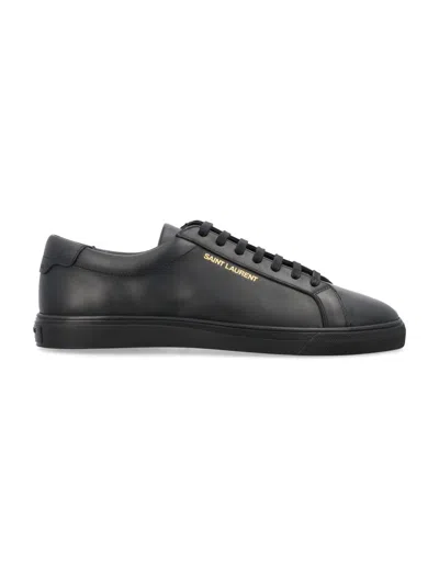 Saint Laurent Gym Sneakers In Black