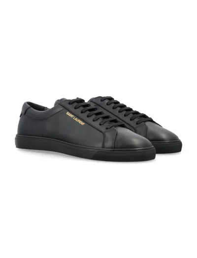 Saint Laurent Gym Sneakers In Black