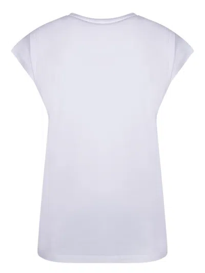 Herno White Interlock Jersey Logo T-shirt