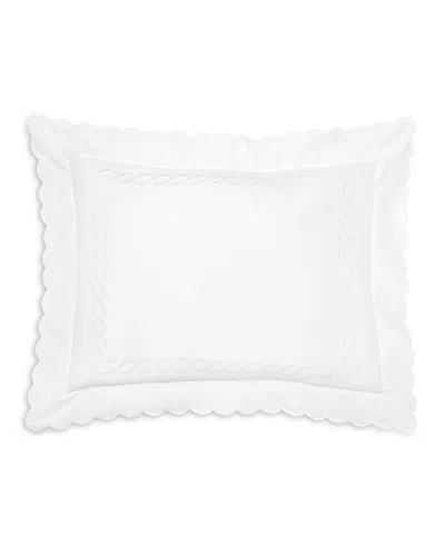 Pratesi Treccia Splendore King Sham In White