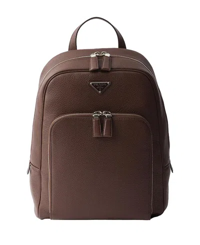 Prada Structured Leather Backpack