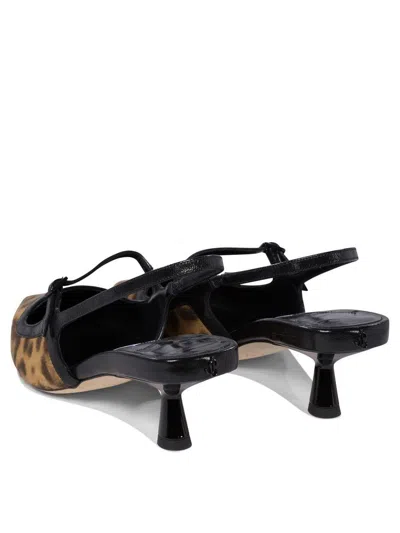 Jimmy Choo Didi 45 Slingback In Leopard Print Pony Skin Women