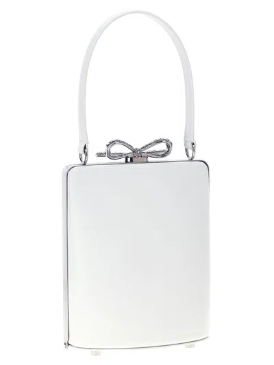 Self-portrait 'cream Leather Mini Bow' Handbag