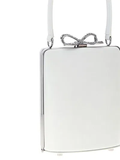 Self-portrait 'cream Leather Mini Bow' Handbag