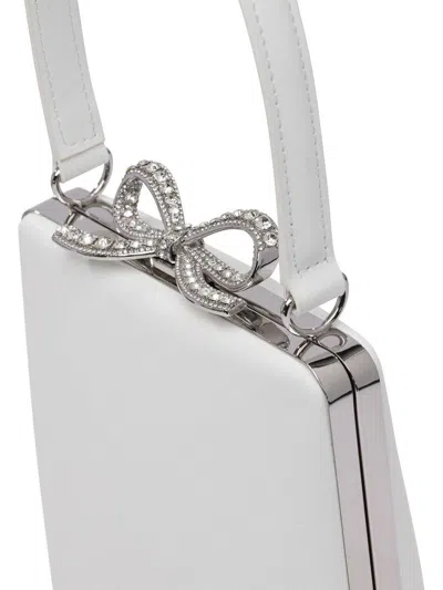 Self-portrait 'cream Leather Mini Bow' Handbag