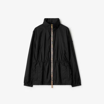 Burberry Women's Logo Patch Jacket In Black