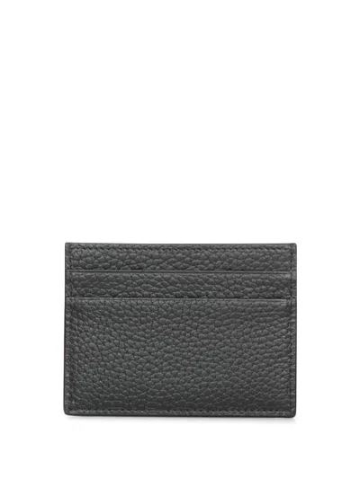 Dolce & Gabbana Small Zip-around Wallet In Calfskin With Raised Logo