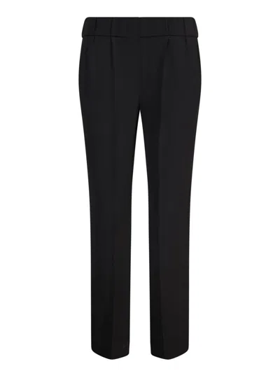 Brunello Cucinelli Cady Cropped Trousers Black