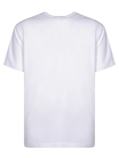 Dolce & Gabbana White Crewneck T-shirt With Logo Plate In Cotton Man