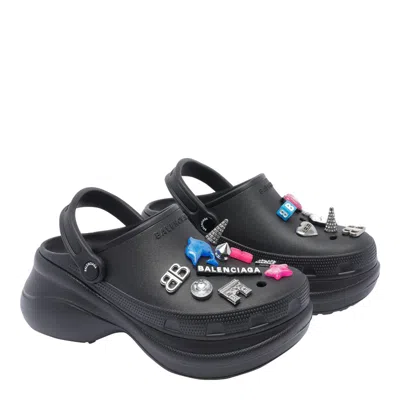 Balenciaga Mule Crocs Con Iconici Charm Jibbitz Rimovibili