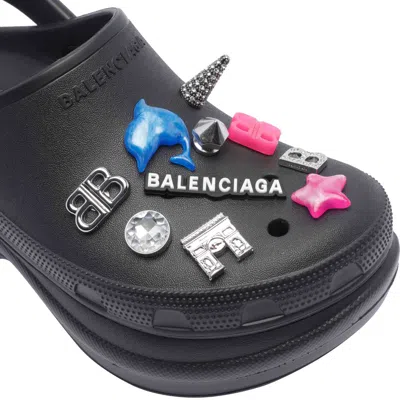 Balenciaga Mule Crocs Con Iconici Charm Jibbitz Rimovibili
