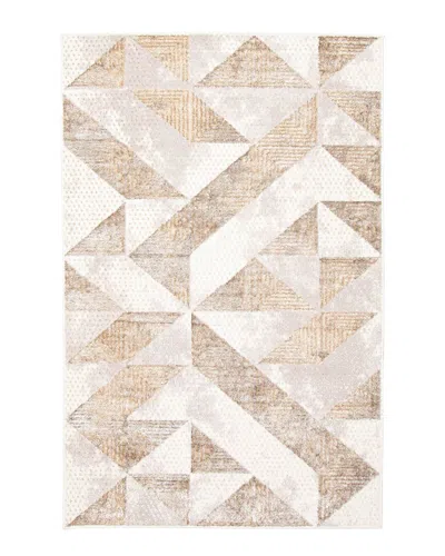 Ecarpet Fabian Contemporary Area Rug In Ivory