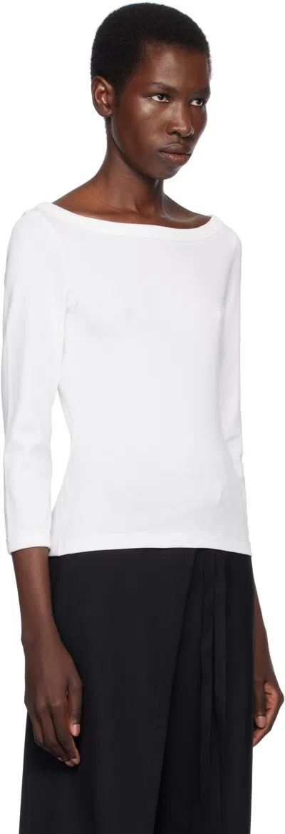 Flore Flore White Steffi Long Sleeve T-shirt