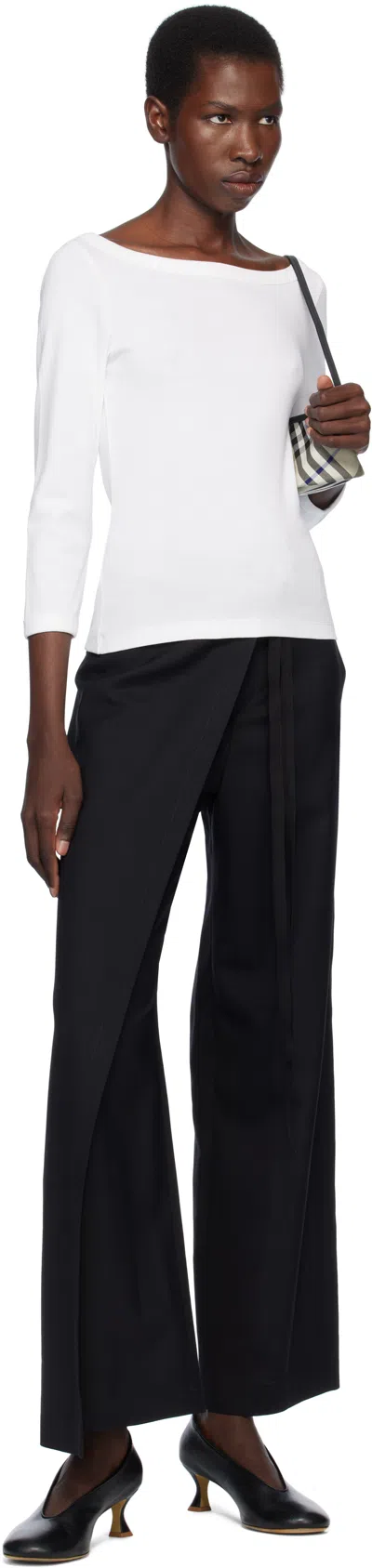 Flore Flore White Steffi Long Sleeve T-shirt