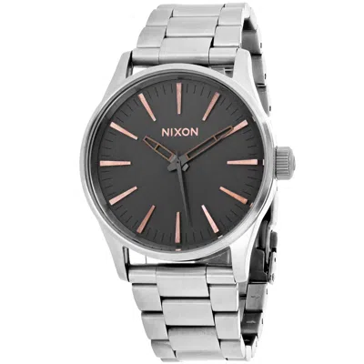 Nixon Men's Sentry 38 Ss Gray Dial Watch