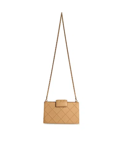 Tory Burch Cream Leather Wallet