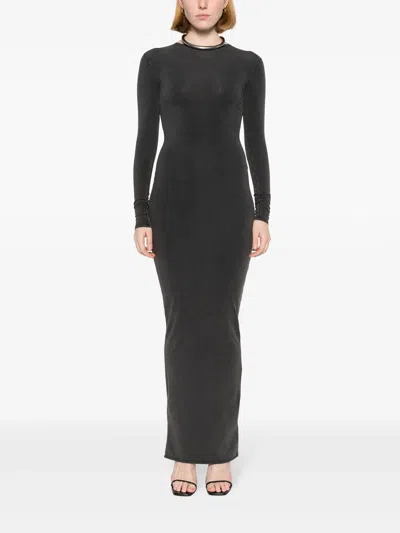 Entire Studios Whole Studios Ls Maxi Cotton Spandex Washed Black