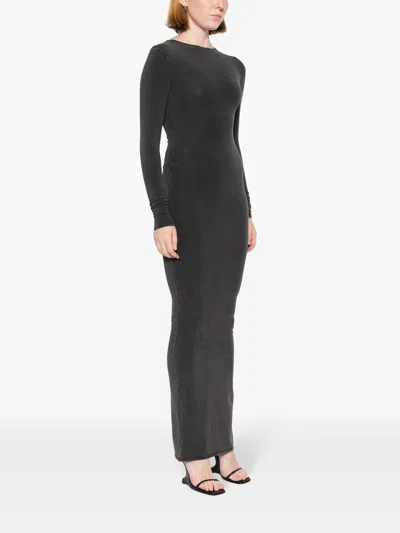 Entire Studios Whole Studios Ls Maxi Cotton Spandex Washed Black
