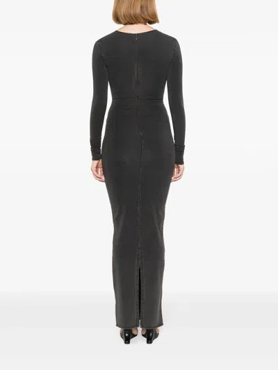 Entire Studios Whole Studios Ls Maxi Cotton Spandex Washed Black