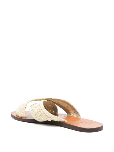 Manebi Raffia Flats