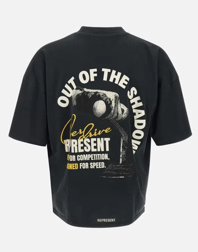 Represent Logo Print Cotton T-shirt
