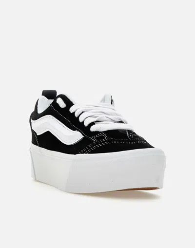 Vans Knu Stack Woman Sneakers Black Size 8 Leather In Black
