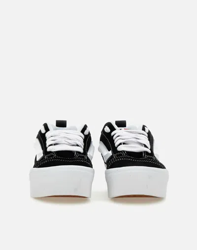 Vans Knu Stack Woman Sneakers Black Size 8 Leather In Black