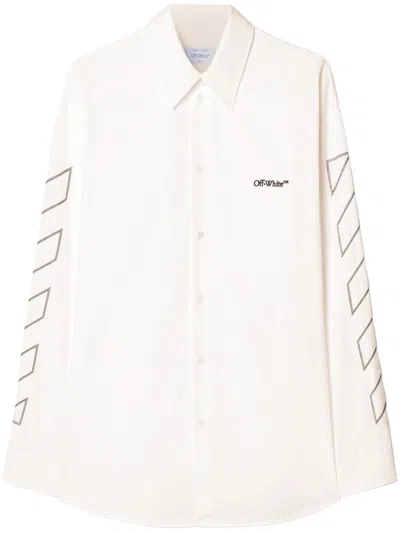 Off-white Off White Men Diag Outl Shirt Jacket