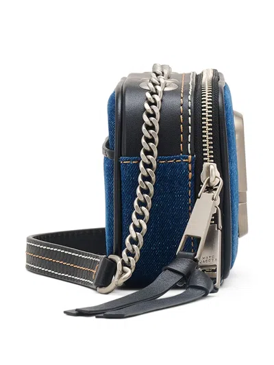 Marc Jacobs Denim Chain Shoulder Bag In Indigo