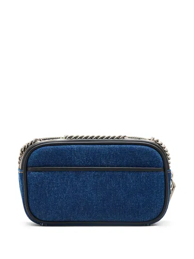 Marc Jacobs Denim Chain Shoulder Bag In Indigo