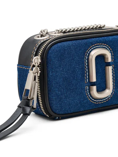 Marc Jacobs Denim Chain Shoulder Bag In Indigo