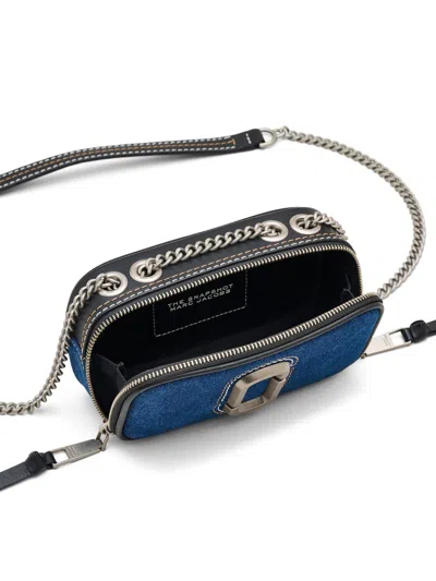 Marc Jacobs Denim Chain Shoulder Bag In Indigo
