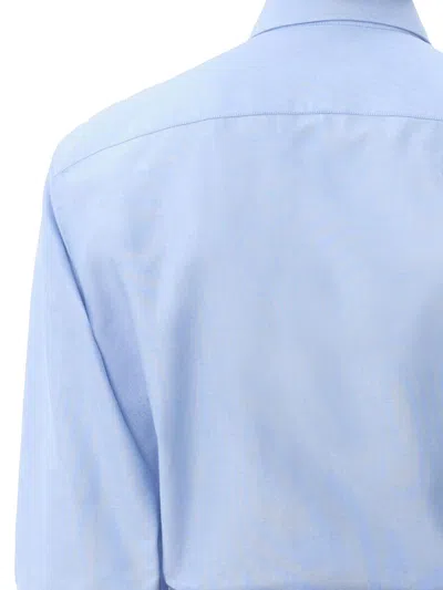 Valentino Vlogo Striped Cotton Shirt