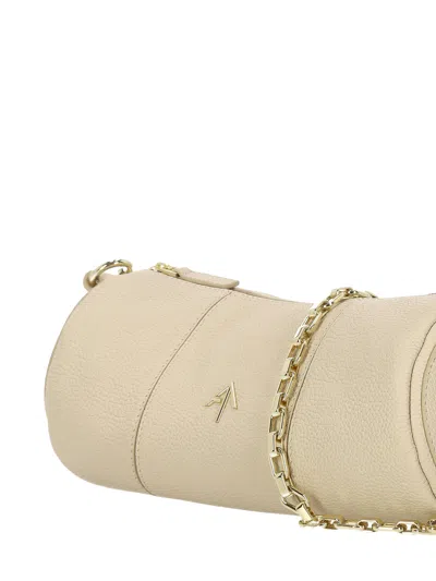 Manu Atelier Cylinder Bag With Chain Strap