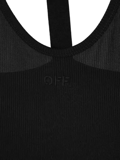 Off-white Round Collar Sleeveless Vest