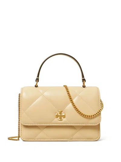 Tory Burch Mini Kira Diamond Quilt Top-handle Chain Wallet