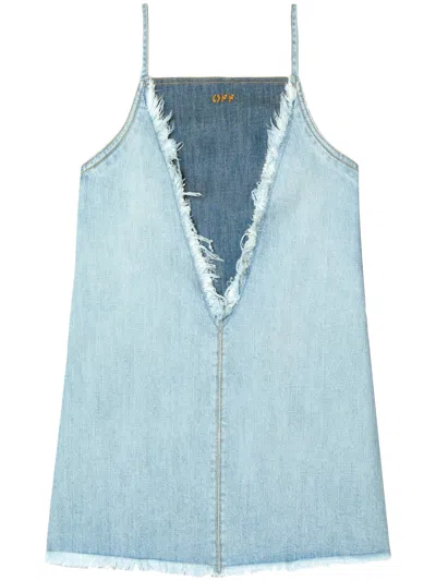 Off-white Off White Women Denim Doll Shorts