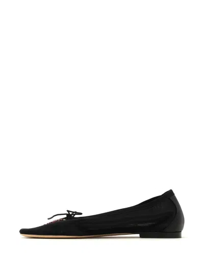 Simone Rocha Floral Decorative Flat Shoes