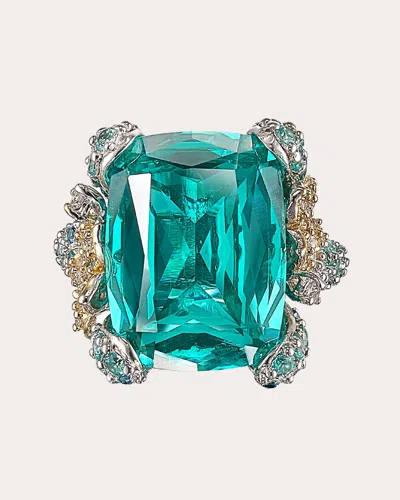 Anabela Chan Women's Paraiba Tourmaline & Diamond Ocean Ring