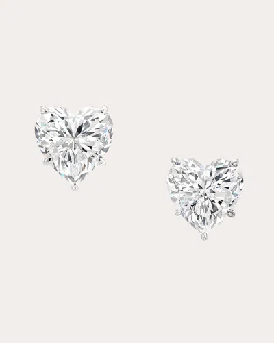 Anabela Chan Women's Diamond Heart Stud Earrings