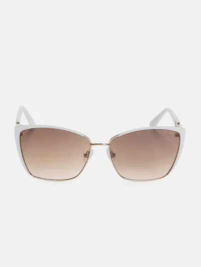 Guess Factory Chain Metal Cat-eye Sunglasses