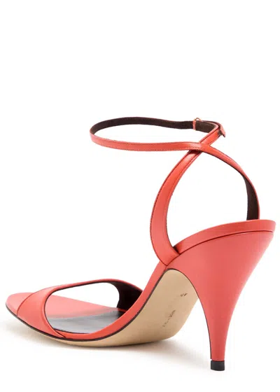 The Row Vika Ankle Strap 80 Leather Sandals