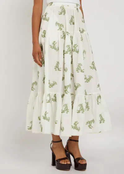 Erdem Floral-print Maxi Skirt