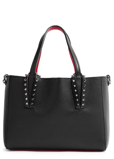 Christian Louboutin Cabata Mini Tote Bag In Leather With Spikes