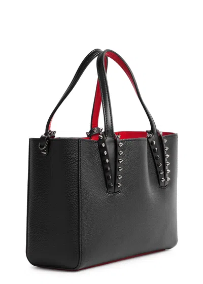 Christian Louboutin Cabata Mini Tote Bag In Leather With Spikes