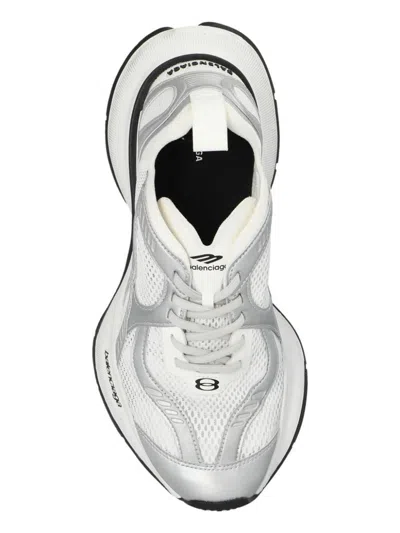 Balenciaga Two-tone Mesh And Fabric Circuit Sneakers